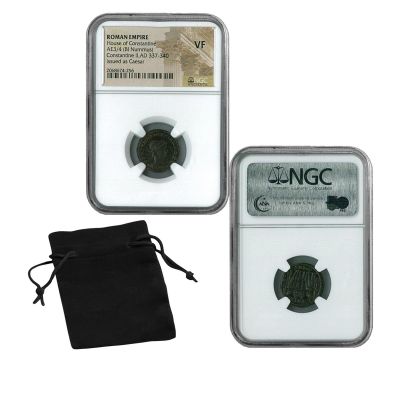 Roman Empire Coin Emperor Constantine II Graded VF - NGC 1