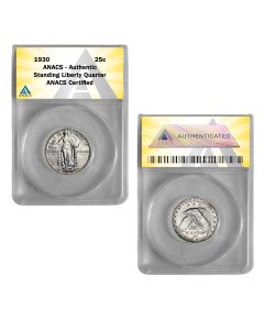 Last Standing Liberty Quarter ANACS Certified