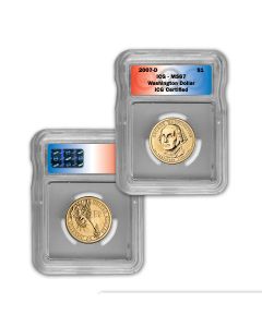 2007 Washington Dollar MS67 ICG Graded