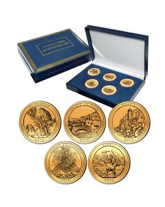 2012 America the Beautiful® National Parks Set- 24K Gold Plated