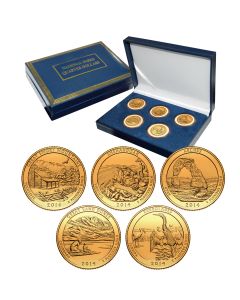2014 America the Beautiful® National Parks Set- 24K Gold Plated