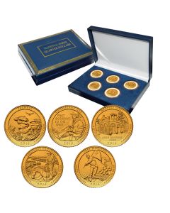 2016 America the Beautiful® National Parks Set- 24K Gold Plated