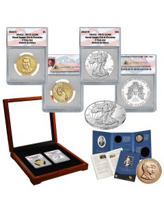 2016 Coin & Chronicles Set - Ronald Reagan ANACS 70