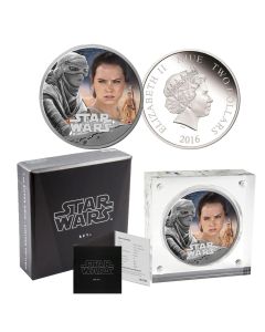 2016 "Star Wars" 1 oz. Silver Niue $2 Commemorative Proof Coin - Rey