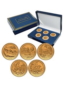 2017 America the Beautiful® National Parks Set- 24K Gold Plated