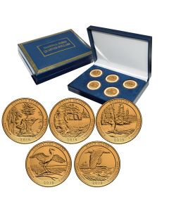 2018 America the Beautiful® National Parks Set- 24K Gold Plated
