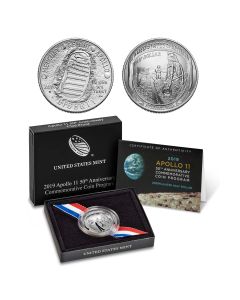 2019 APOLLO 11 50TH ANNIVERSARY COMMEMORATIVE HALF DOLLAR BU OGP