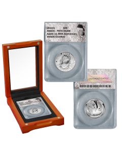 Apollo 11 50th Anniversary 2019 PR70 Clad Half Dollar
