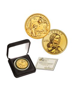 24K Gold Plated Native American Dollar - 2019