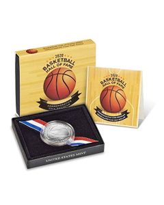 2020 Basketball HOF Clad Half Dollar Coin BU - OGP
