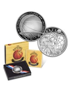 2020 Basketball HOF Clad Half Dollar Coin Proof - OGP