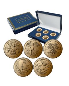 2020 AMERICA THE BEAUTIFUL® NATIONAL PARKS SET- 24K GOLD PLATED