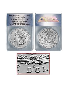 2021 Morgan And Peace Silver Dollar MS70 - 100th anniversary  (P,D,S,CC & O)-O-MINT