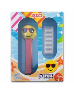 Chillin Sunglasses Emoji PEZ Dispenser Pamp Silver 30g
