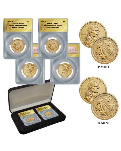 2021 P&D MS67 Native American Dollars