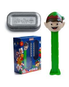 PEZ® Pure Silver Wafer Elf Gift Set 