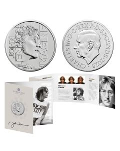 2025 Official Royal Mint John Lennon Icon of Peace £5 Brilliant Uncirculated Coin