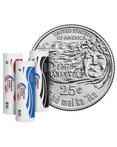2023 Edith Kanakaʻole American Women Quarters PD&S Rolls