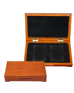 Wood Display Box for 2 Slabs
