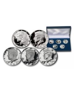 5 DECADES OF S MINT PROOF  HALF DOLLARS 1960’S – 2000’S