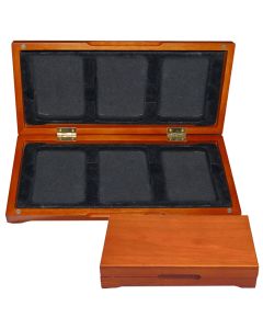 Wood Display Box for 3 or 6 Slabs