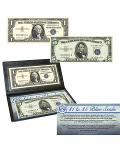 $1 & $5 Blue Seals - Silver Certificates