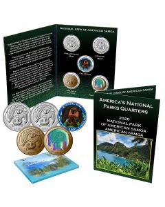 AMERICA THE BEAUTIFUL® NATIONAL PARKS 5 PC QUARTER SET - Samoa