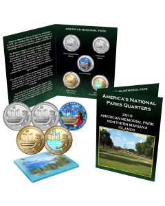 America the Beautiful® National Parks 5 Piece Quarter Set Northern Mariana Islands