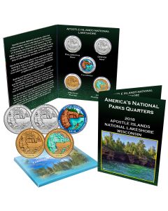 America the Beautiful® National Parks 5 Piece Quarter Wisconsin