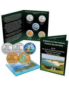 America the Beautiful® National Parks 5 Piece Quarter Set Rhode Island