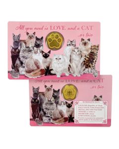 Cat Paw Print 1/1000 Ounce Gold Coin