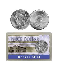 Denver Mint Peace Silver Dollar