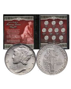 The Last 10 Years of Mercury Dimes 1936 - 1945 