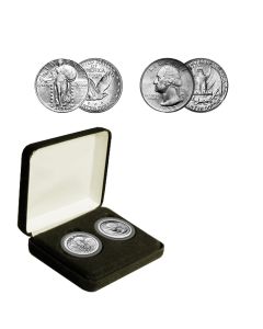 Last Standing Liberty/First Washington Silver Quarters