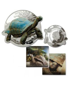 2021 Tortoise - Giants of the Galapagos  1 Oz. Silver 