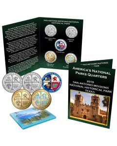 AMERICA THE BEAUTIFUL® NATIONAL PARKS 5 PC QUARTER SET - Texas