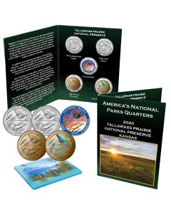 AMERICA THE BEAUTIFUL® NATIONAL PARKS 5 PC QUARTER SET  KS