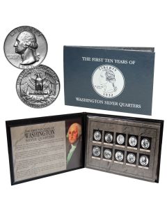 First 10 Years of Washington Silver Quarters