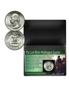 The Last Silver Washington Quarter 