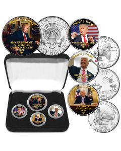 President Donald Trump 47th President 4 COIN SET