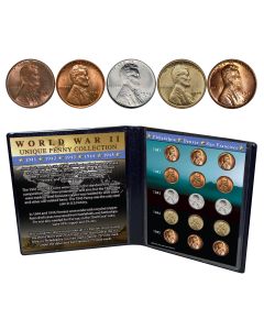 WWII Unique Penny Collection