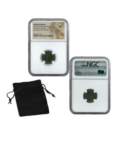 Roman Empire Coin Emperor Constans Graded VF NGC