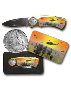 Vietnam War 1976 Quarter Pocket Knife