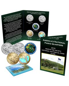 America the Beautiful® National Parks 5 Piece Quarter Set - Guam