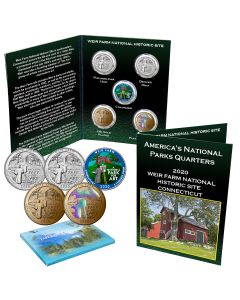 AMERICA THE BEAUTIFUL® NATIONAL PARKS 5 PC QUARTER SET - Weir Farm, CT